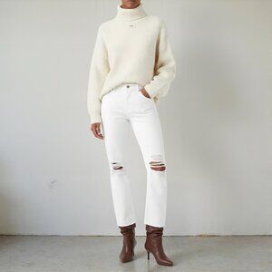 Rails Atwater Slouchy Straight Jeans in Blanche 25W NWT